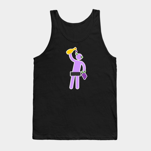 Simple Gods - Dionysus Tank Top by DoctorDestructoDome